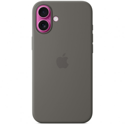 Чехол Apple Silicone Case with MagSafe для iPhone 16 Stone Grey