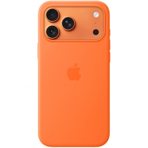 Чехол Apple Silicone Case with MagSafe для iPhone 17 Pro Max Orange