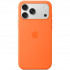 Чехол Apple Silicone Case with MagSafe для iPhone 17 Pro Orange