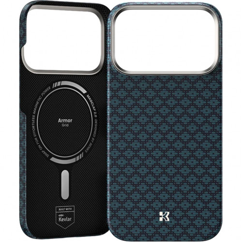 Чехол Benks ArmorGrid ArmorAir Case built with Kevlar для iPhone 17 Pro Max Azure Blue