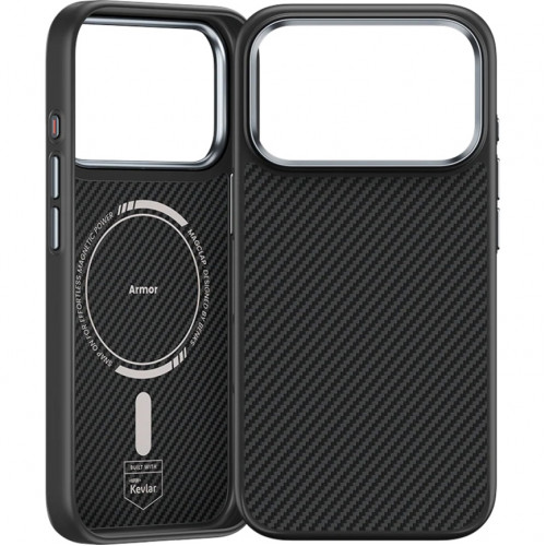 Чехол Benks ArmorPro Case built with Kevlar 600D для iPhone 17 Pro Max Black