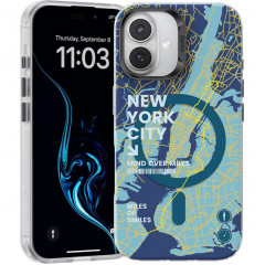 Чехол Benks Magnetic City Case with MagSafe для iPhone 16 New York
