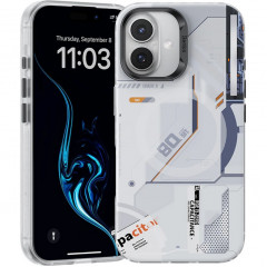 Чехол Benks Magnetic Perspective-Mecha Case with MagSafe для iPhone 16 White