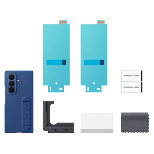 Чехол Samsung Silicone Case для Galaxy Z Fold7 Blue