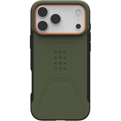 Чехол UAG MagSafe Civilian для iPhone 17 Pro Olive/Orange
