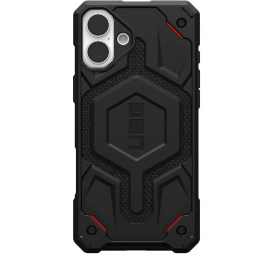 Чехол UAG MagSafe Monarch Pro для iPhone 16 Kevlar Black