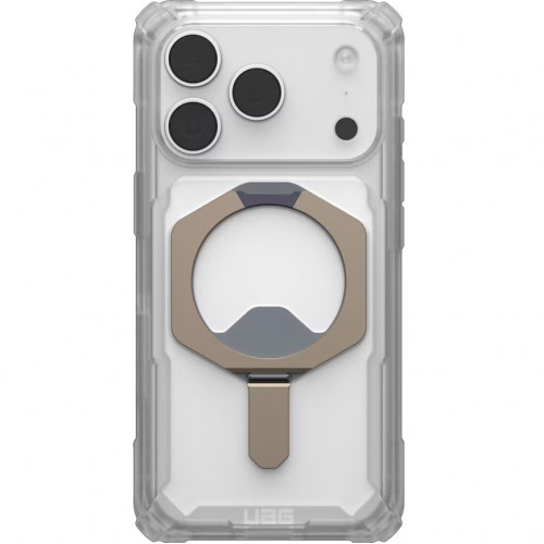 Чехол UAG MagSafe Plasma XTE Case для iPhone 17 Pro Clear/Titanium (114527114G36)
