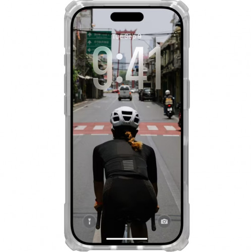 Чехол UAG MagSafe Plasma XTE Case для iPhone 17 Pro Clear/Titanium (114527114G36)