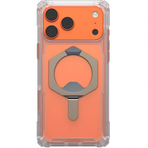 Чехол UAG MagSafe Plasma XTE Case для iPhone 17 Pro Max Clear/Titanium (114528114G36)
