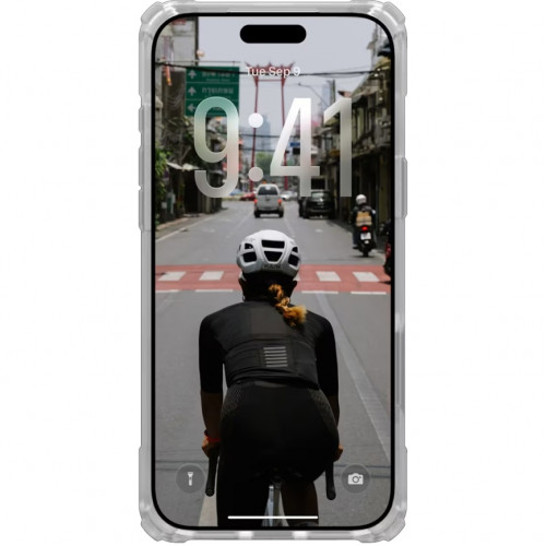 Чехол UAG MagSafe Plasma XTE Case для iPhone 17 Pro Max Clear/Titanium (114528114G36)