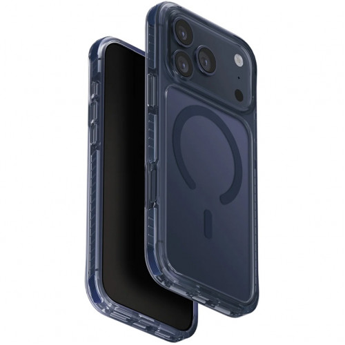 Чехол Uniq Combat Triple-Layered Protective Case with MagClick для iPhone 17 Pro Navy Blue