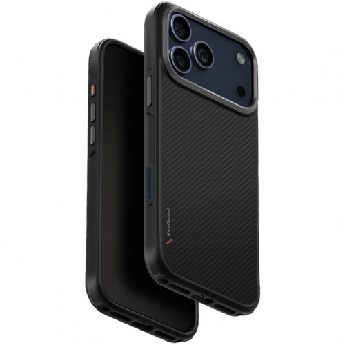 Чехол Uniq Keva Tough Aramid Protective Case для iPhone 17 Pro Max Carbon Black