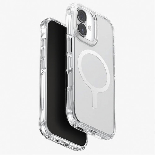 Чехол Uniq LifePro Xtreme Anti-Fingerprint Slim Hybrid Case with MagClick для iPhone 17 Frost Clear/White