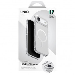 Чехол Uniq LifePro Xtreme Anti-Fingerprint Slim Hybrid Case with MagClick для iPhone Air Frost Clear/White