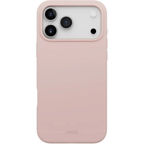 Чехол Uniq Lino Hybrid Silicone Case with MagClick для iPhone 17 Pro Max Blush Pink