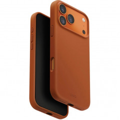 Чехол Uniq Lino Hybrid Silicone Case with MagClick для iPhone 17 Pro Max Sunset Orange