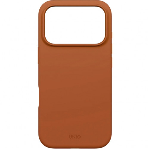 Чехол Uniq Lino Hybrid Silicone Case with MagClick для iPhone 17 Pro Max Sunset Orange
