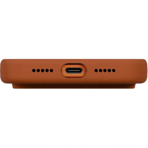 Чехол Uniq Lino Hybrid Silicone Case with MagClick для iPhone 17 Pro Max Sunset Orange