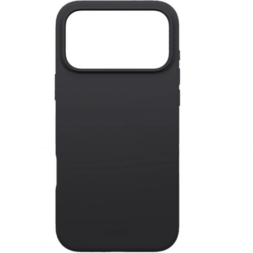 Чехол Uniq Lino Hybrid Silicone Case with MagClick для iPhone 17 Pro Max Charcoal Gray