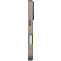 Чехол Uniq Lyden DS Dual-Tone Premium Leatherette Case with MagClick для iPhone 17 Pro Canary Yellow/Flint Gray