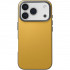 Чехол Uniq Lyden DS Dual-Tone Premium Leatherette Case with MagClick для iPhone 17 Pro Max Canary Yellow/Flint Gray