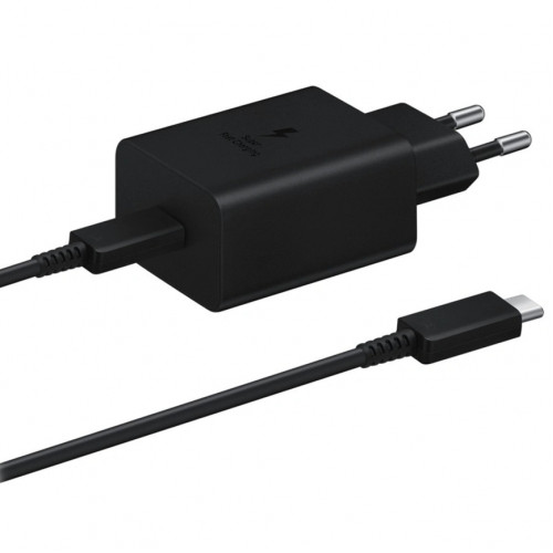 Сетевое зарядное устройство Samsung 45W PD USB-C EP-T4510 + Cable Black
