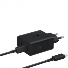 Сетевое зарядное устройство Samsung 50W USB-C/USB-C EP-T5020 + Cable Black