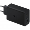 Сетевая зарядка Samsung 65W 2USB-C/USB-A EP-T6530, черная