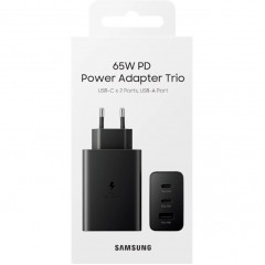 Сетевое зарядное устройство Samsung 65W 2USB-C/USB-A EP-T6530 Black