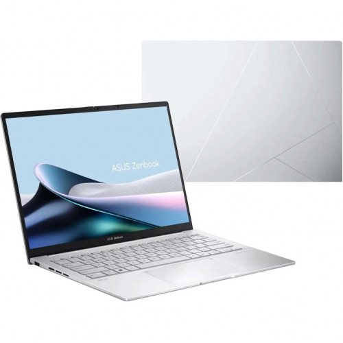 Ноутбук ASUS Zenbook 14 UX3405MA-QD1017 14 FHD OLED/ i9-185H Ultra/32GB/512GB SSD (90NB11R2-M01UC0) Foggy Silver