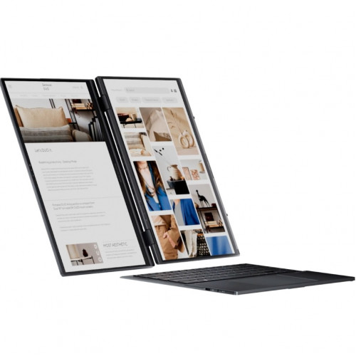 Ноутбук ASUS Zenbook Duo UX8406MA-QL182W 14 FHD OLED/ i7-155U Ultra/32GB/1TB SSD (90NB12U1-M00RA0) Inkwell Gray