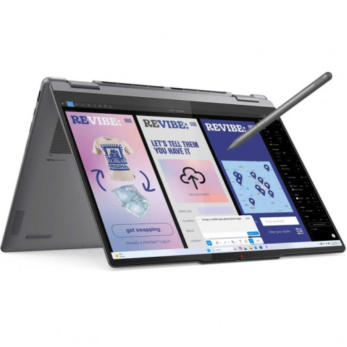 Ноутбук Lenovo Yoga 7 4ILL10 14 OLED/ i7-256V Ultra/16GB/512GB SSD (83JQ007YRK) Luna Grey